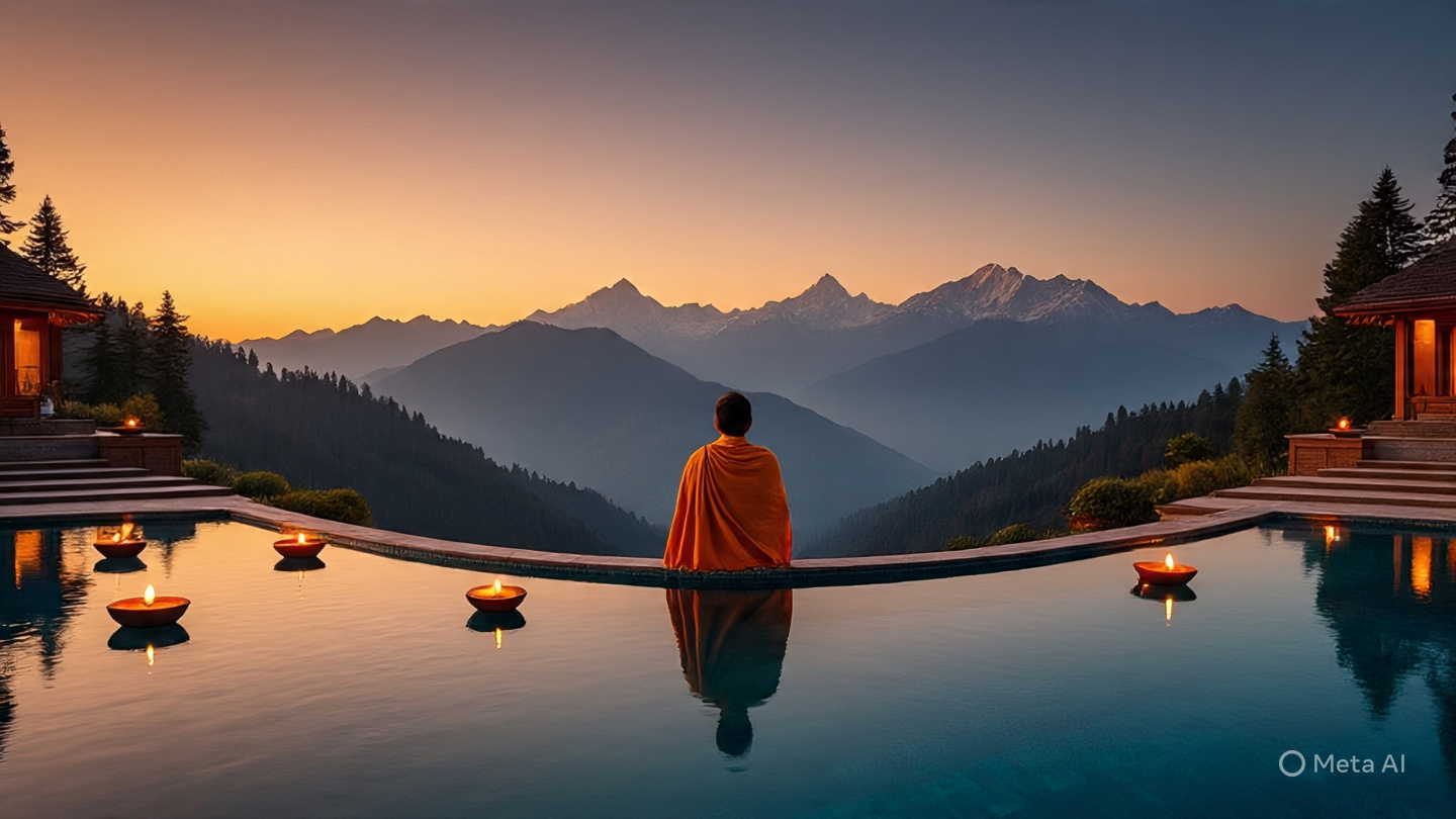 Mountain Sunset View